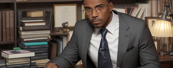 Private Investigator doing interview