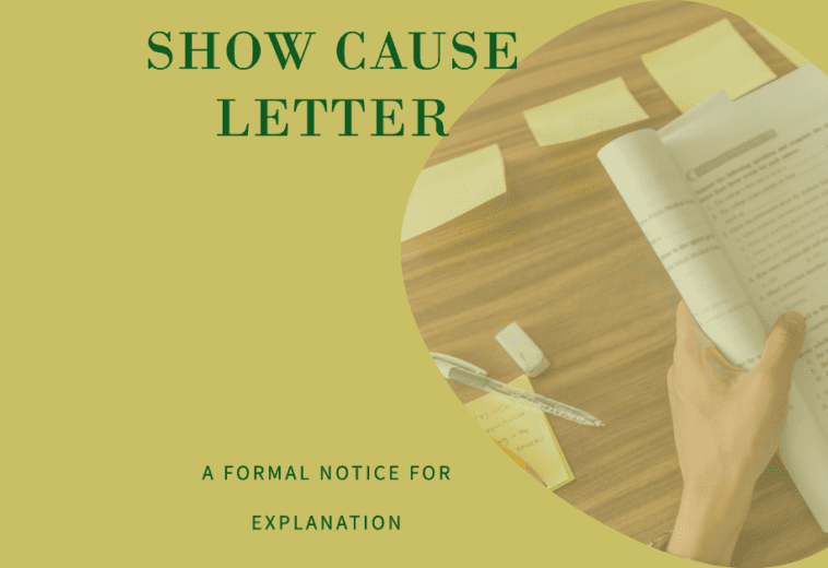 Show cause letter